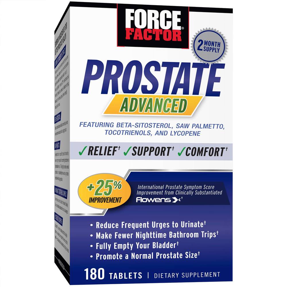 Prostate Advanced With Saw Palmetto & Beta-Sitosterol – Supports Prostate Health (180 Tablets)