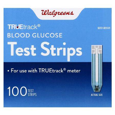 Walgreens Truetrack Blood Glucose Test Strips (100 ct)