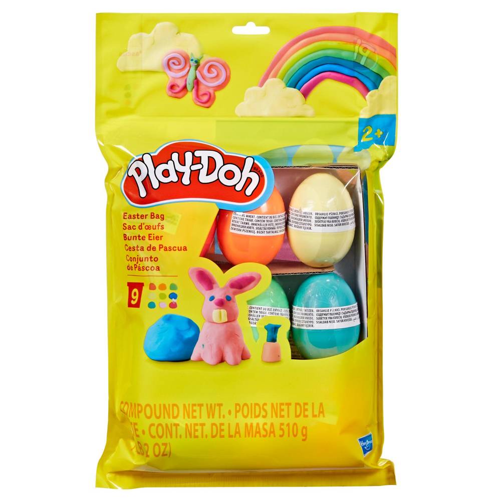 Play-Doh Easter Bag with Pre-Filled Eggs, 9 ct