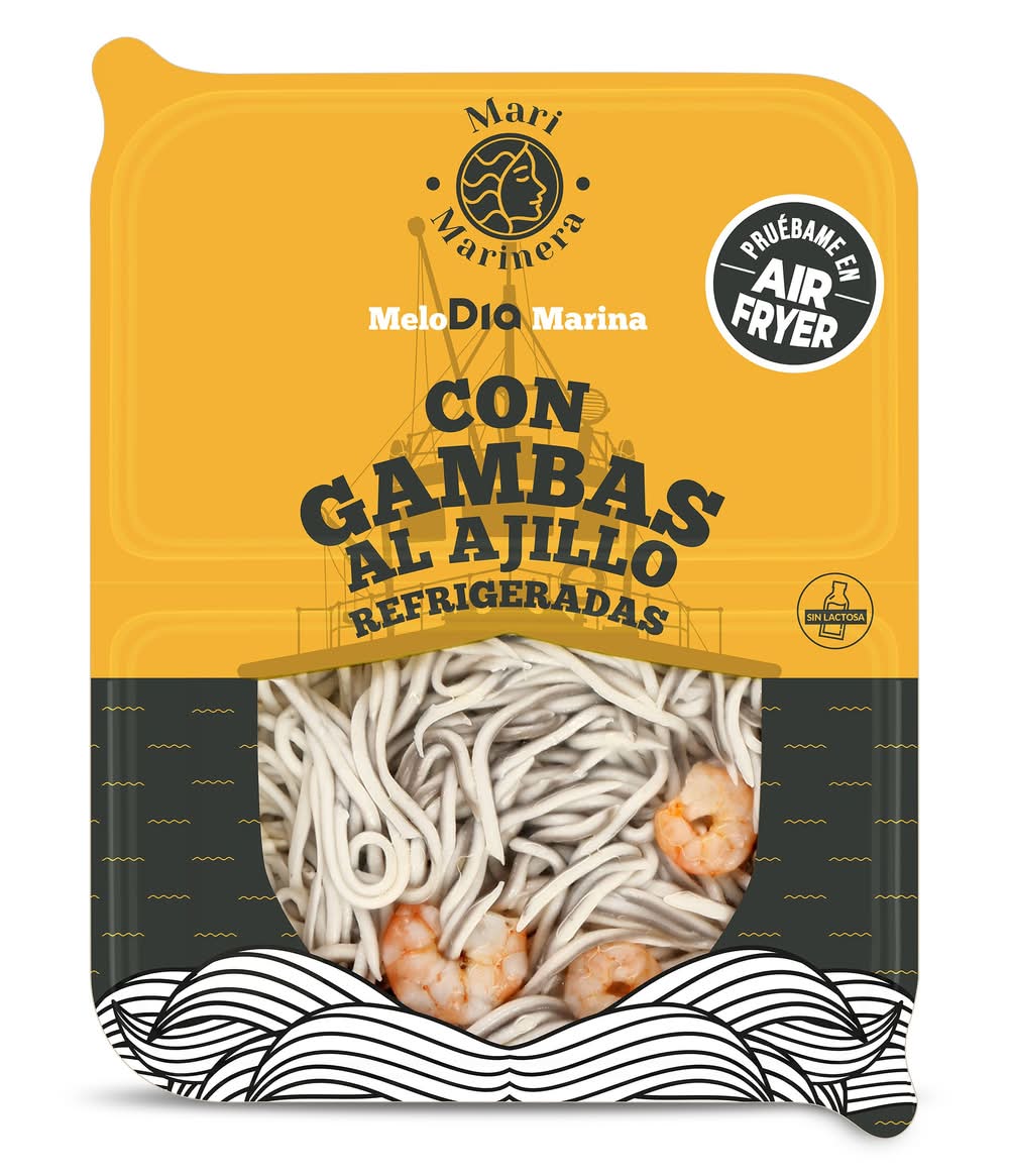 Sucedáneo De Angulas Con Gambas Refrigerado Dia Mari Marinera Bandeja 200 G