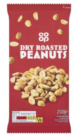 Co-op Dry Roasted Peanuts 200g