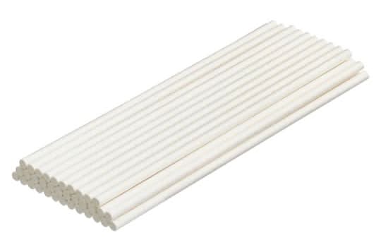 Celebrate It Lollipop Sticks, 6 in, White (35 ct)