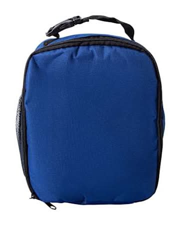 Lunch Bag With Pocket Blue