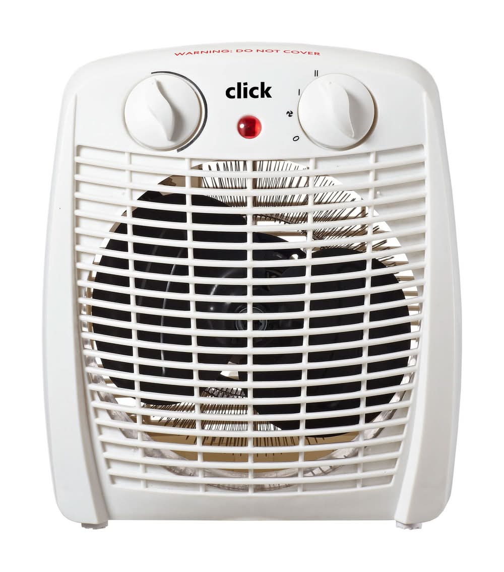 Click 2000W Upright Desktop Fan Heater