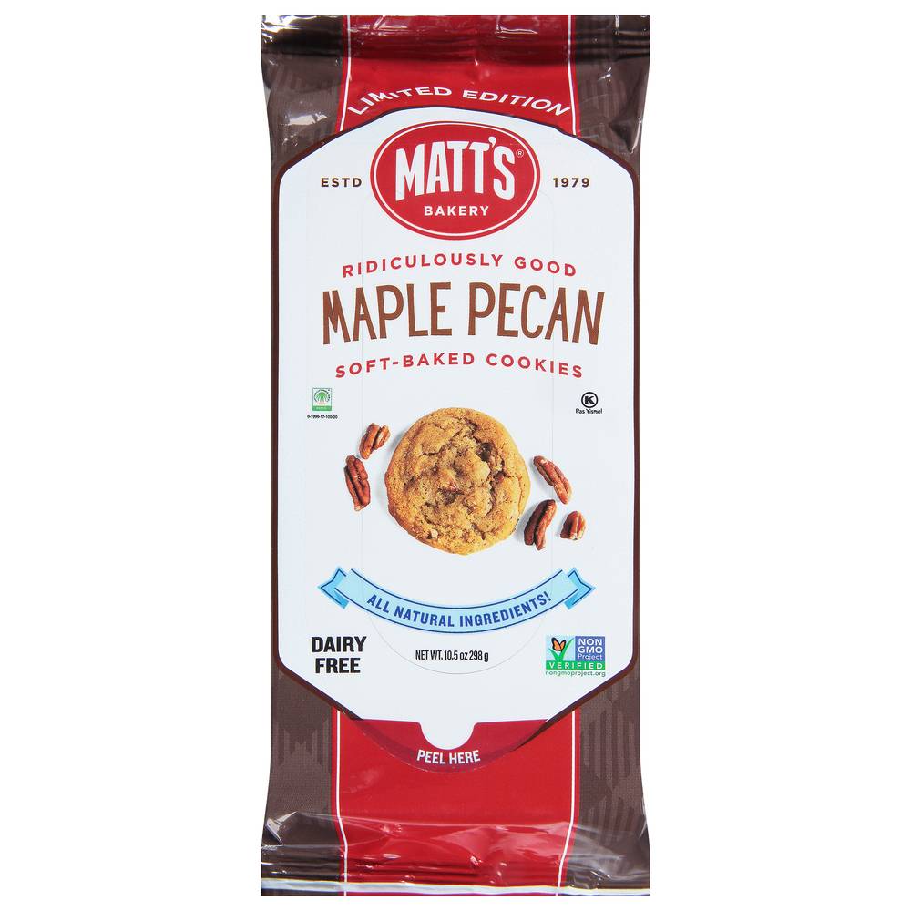 Matt's Bakery Soft-Baked Maple Pecan Cookies (10.5 oz)