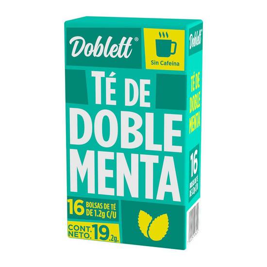 Doblett té doble menta (caja 16 piezas)