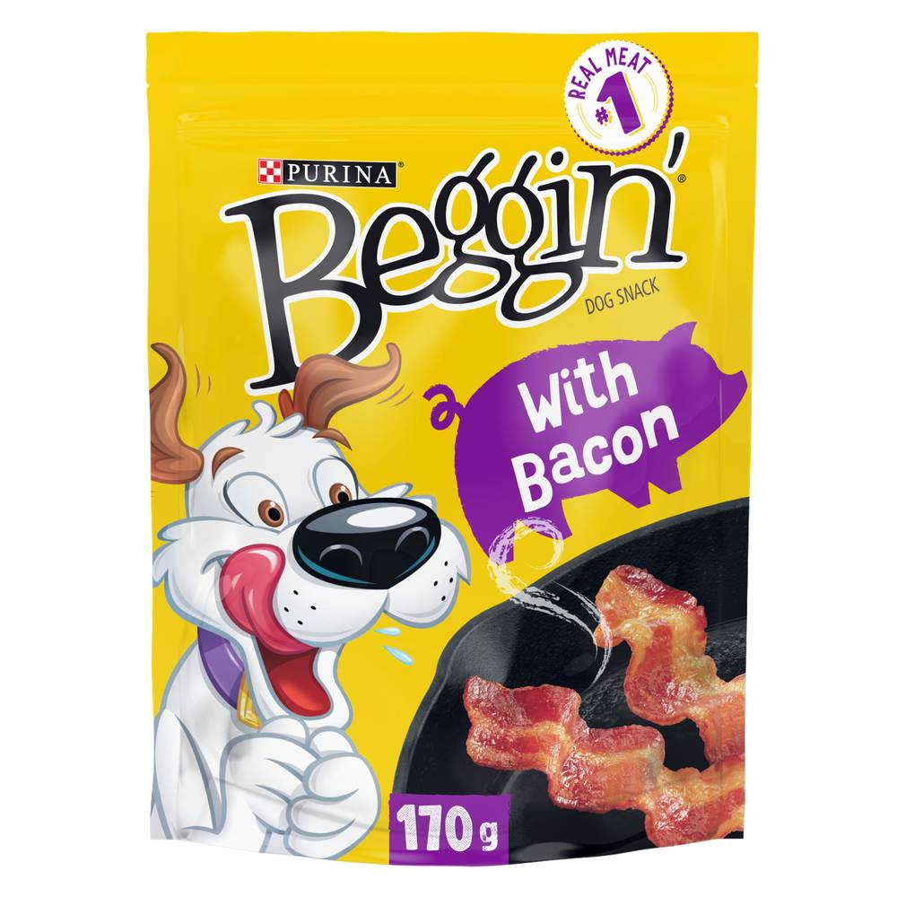 Beggin' Strips® Dog Treat - Bacon (Flavor: Bacon, Color: Assorted, Size: 170 G)