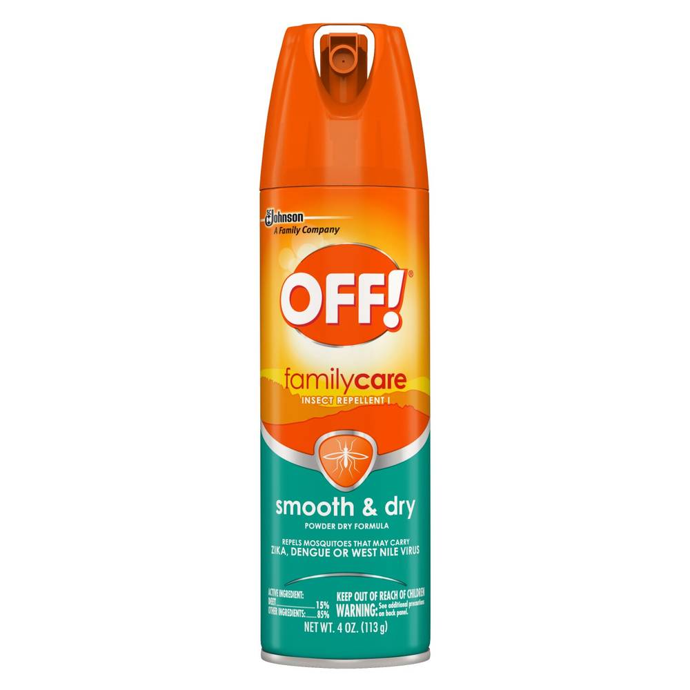 OFF! Familycare Smooth & Dry Insect Repellent (4 oz)