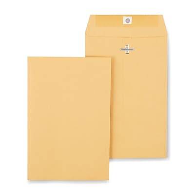 Staples® Clasp #1 Catalog Envelope, 6 x 9, Kraft, 12/Pack (19003/594411)