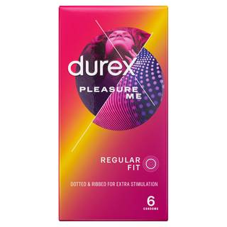 Durex Pleasure Me Regular Fit 6 Condoms