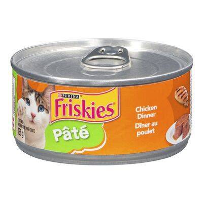 Friskies paté de poulet pour chat (156 g) - pate chicken dinner wet cat food (156 g)