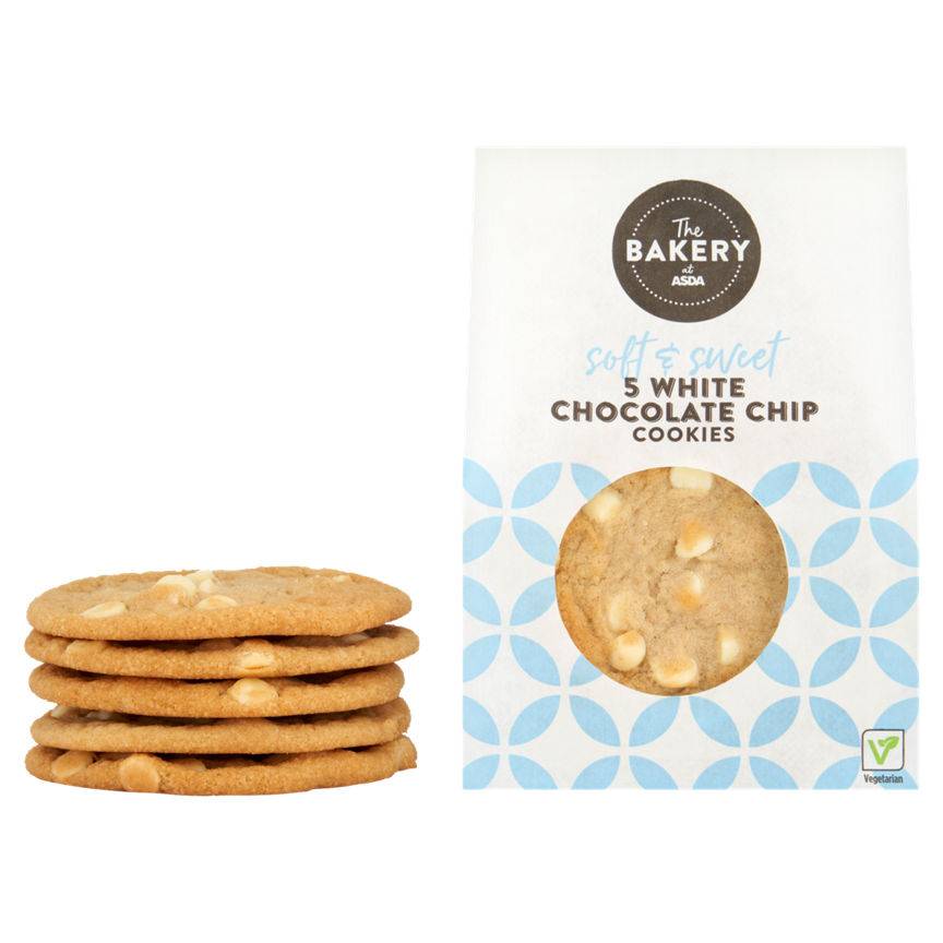 ASDA White Chocolate Cookies 5PK