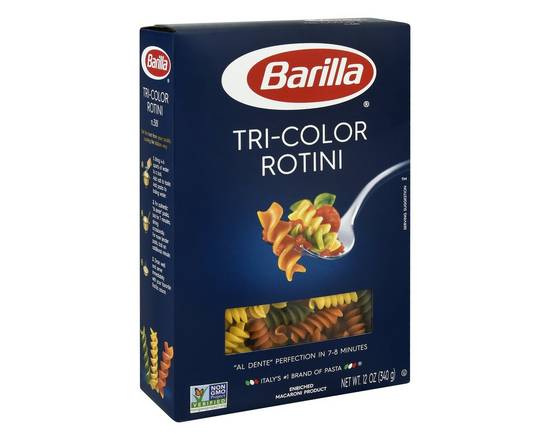 Barilla · Tri-Color Rotini Pasta No. 381 (12 oz)