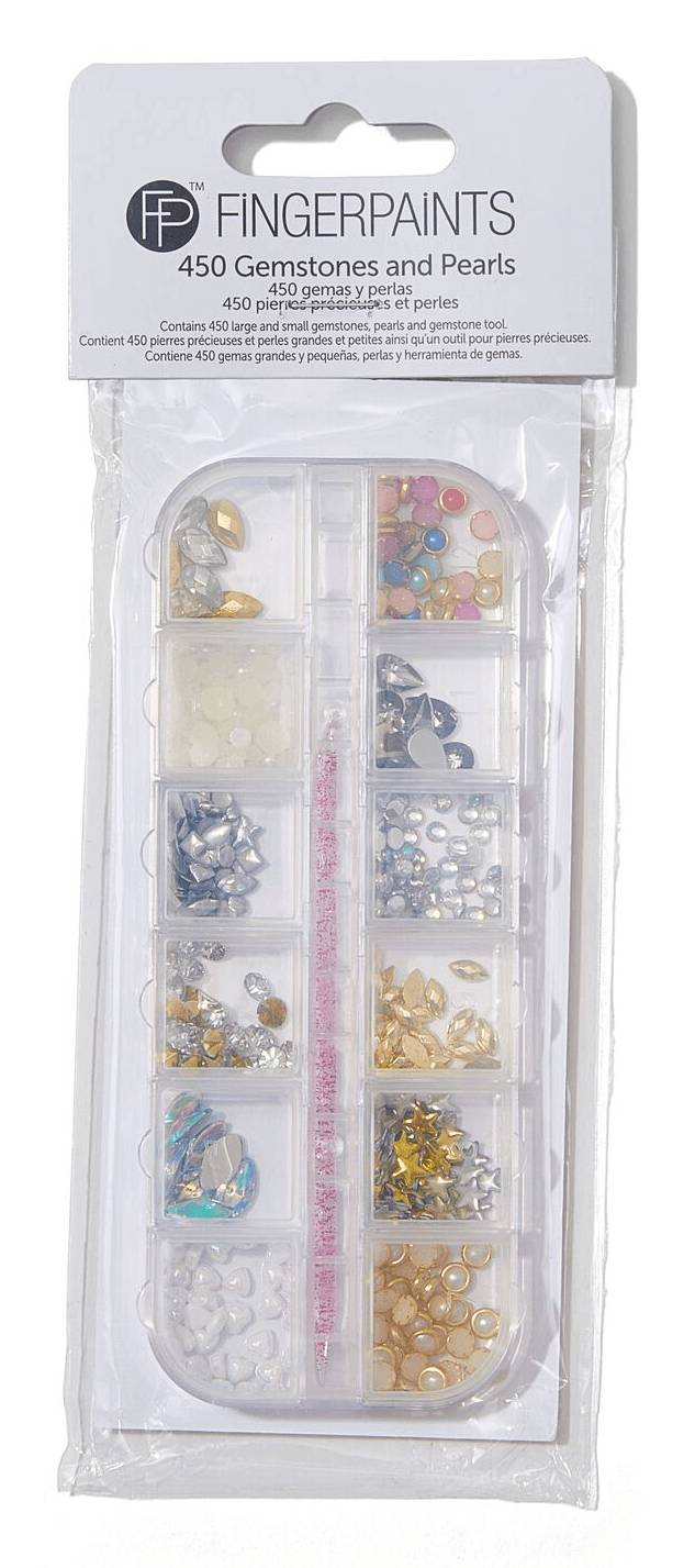 FingerPaints Gemstones and Pearls Kit, Assorted (450 ct)