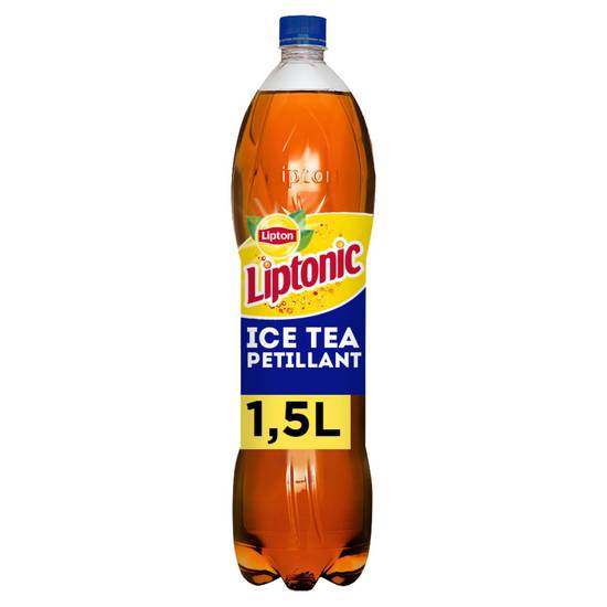 Lipton - Liptonic l'original pétillant boisson au thé glacé (1.5 L) (citron vert)