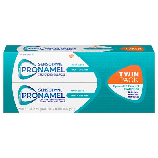 Sensodyne Pronamel Fresh Breath &Wave Sensitive Toothpaste (2 ct)