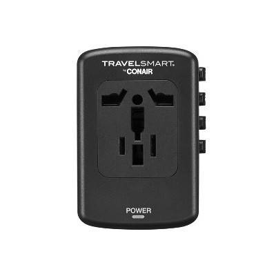 Conair Travel Smart Quick Charge All-In-One Adapter (black)