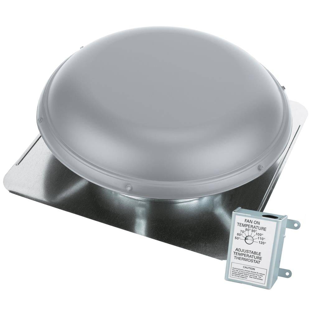 Air Vent 1170-CFM Gray Galvanized Steel Electric Power Roof Vent | 53830