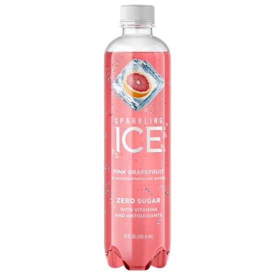 Sparkling Ice Zero Sugar Pink Grapefruit Sparkling Water (17 fl oz)