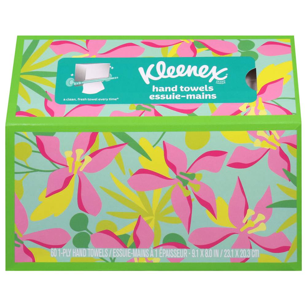 Kleenex 1-Ply Metallic Blue Hand Towels