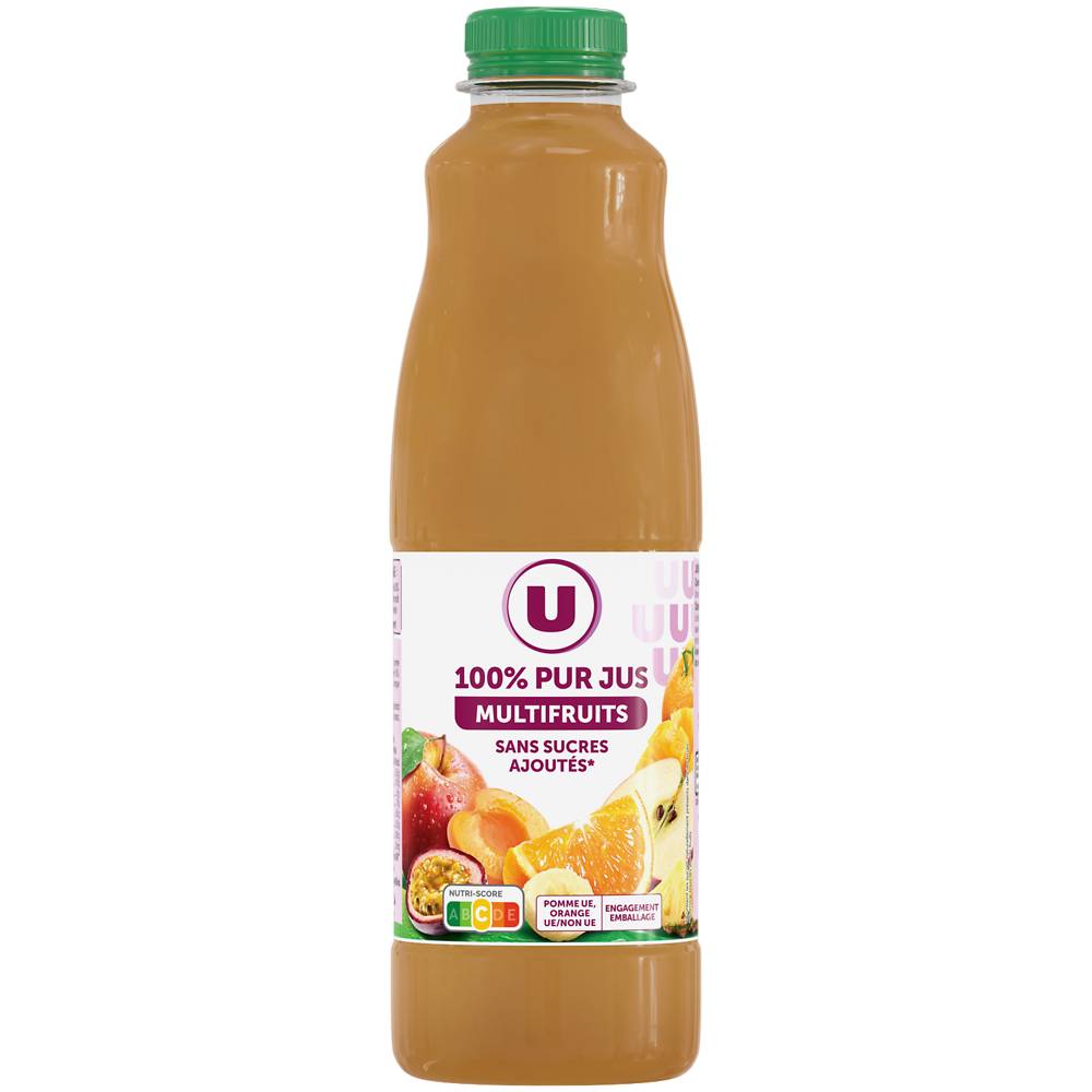 Les Produits U - U pur jus multifruits (1 L)