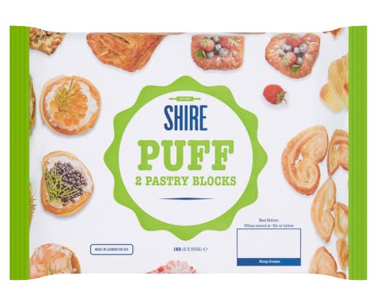 Shire Puff Pastry Blocks (2 pack)