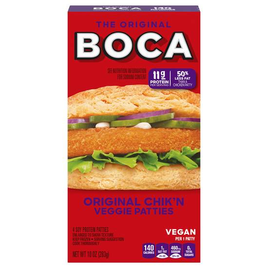 Boca Original Chik'n Veggie Patties