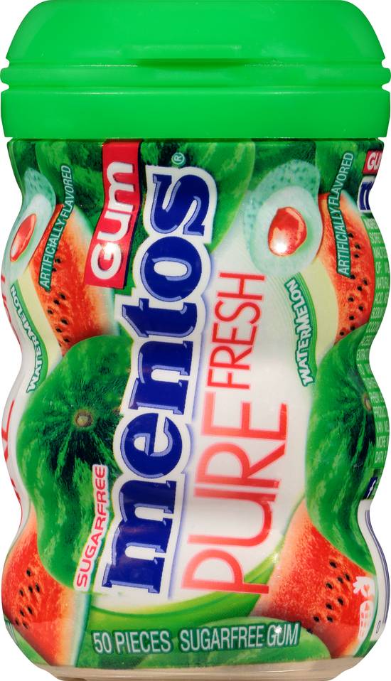 Mentos Sugarfree Pure Fresh Gum (watermelon)