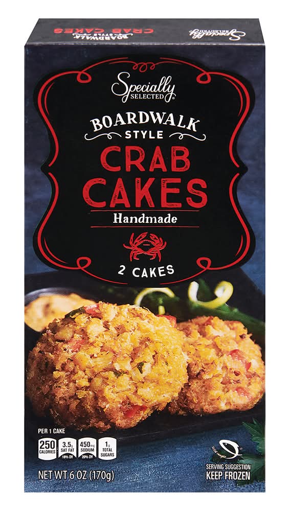 Specially Selected Crab Cake, Boardwalk Style (6 oz, 2 ct)