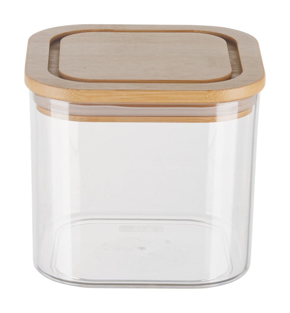 TrueLiving Clear Canister With Lid, Small