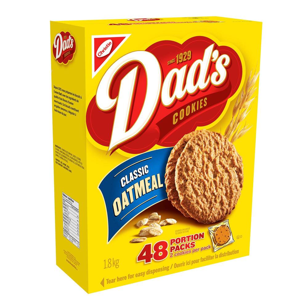 Biscuits À L’Avoine Dad’S De Christie, 48 Paquets De 2