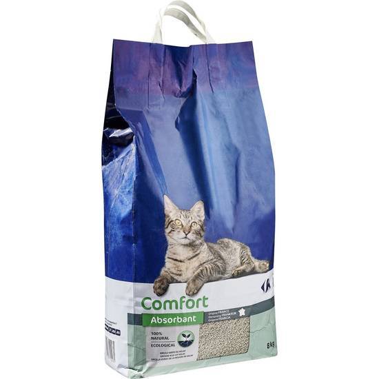 Carrefour - Litière minérale comfort absorbant pour chat