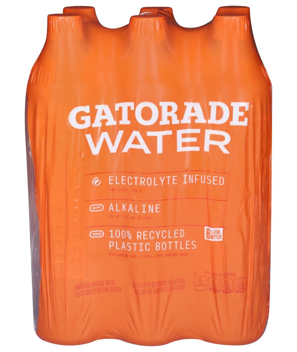 Gatorade Purified Water (6 x 1 L)