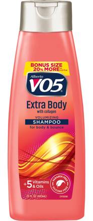 Alberto VO5 Shampoo, Extra Body, Volumizing, Bonus Size 15oz Bottle