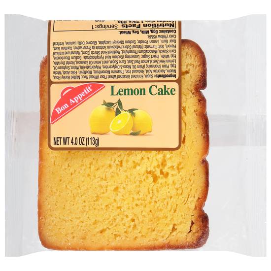Bon Appetit Lemon Cake (4oz count)