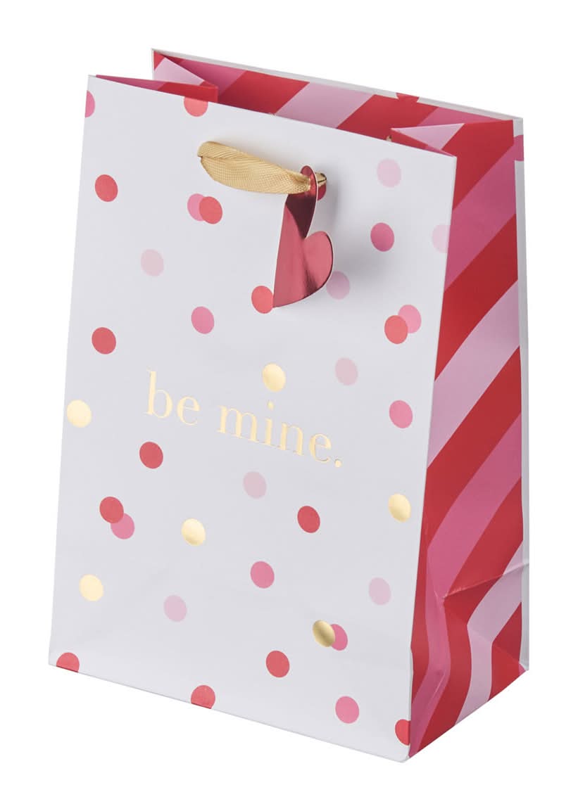 Valentine?S Day Gift Bag With Foil Accents 1 Ct Assorted