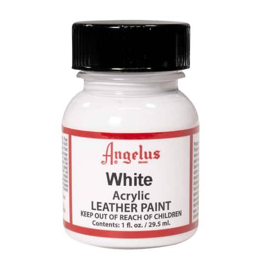 Angelus Acrylic Leather Paint, White (1 fl oz)