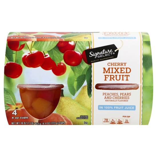 Signature Select Cherry Mixed Fruit Cups