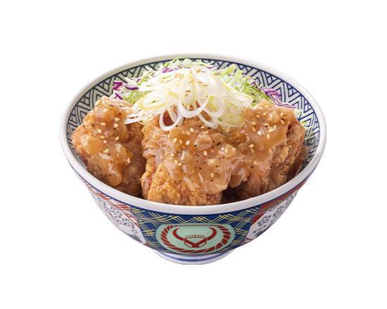 ねぎ塩から揚げ丼