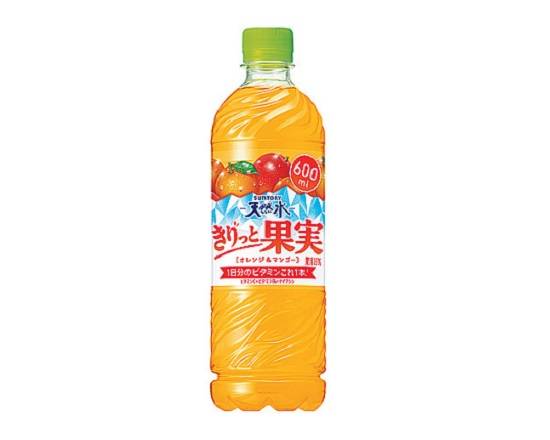 【ペットボトル】◎天然水果実≪オレンジ&マンゴー≫(600ml)