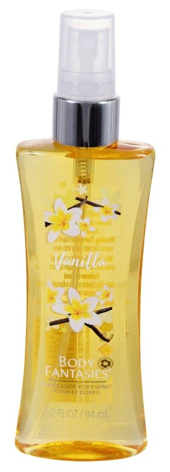 Body Fantasies Unisex Adult Fragrance Body Mist & Spray, Vanilla (3.2 oz)