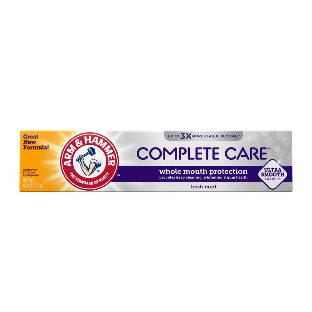 Arm & Hammer Complete Care Fluoride Anticavity Fresh Mint Toothpaste