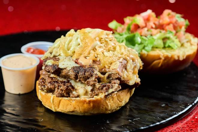 Double Skirt Steak Burger