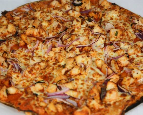 133. 12” Thin Crust Low-Carb Pizza w/ Onions & Chicken