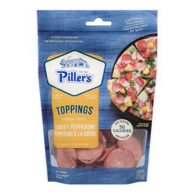 Piller's Sliced Smoked Turkey Pepperoni (175 g)