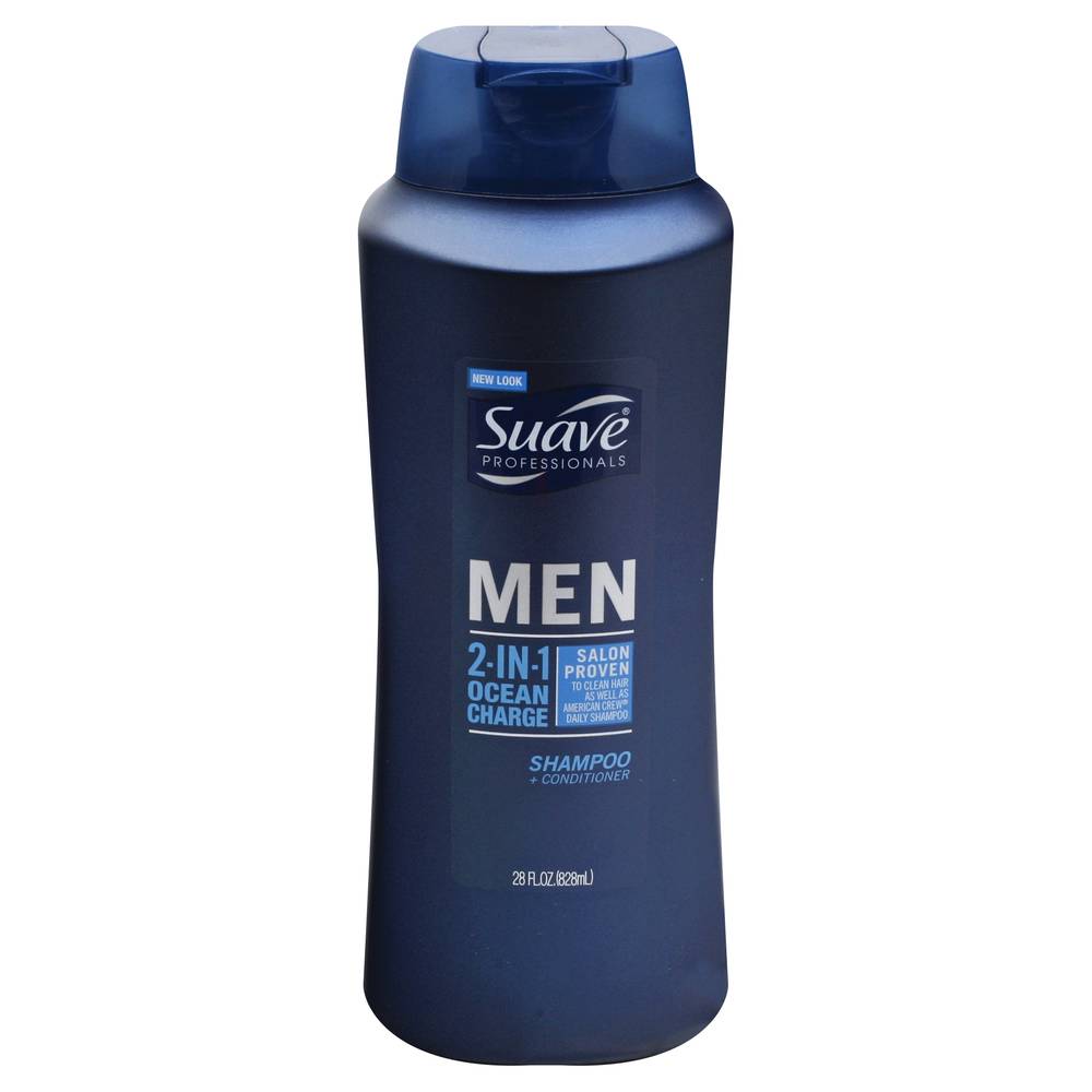 Suave 2 In 1 Ocean Charge Shampoo & Conditioner For Men (28 fl oz)