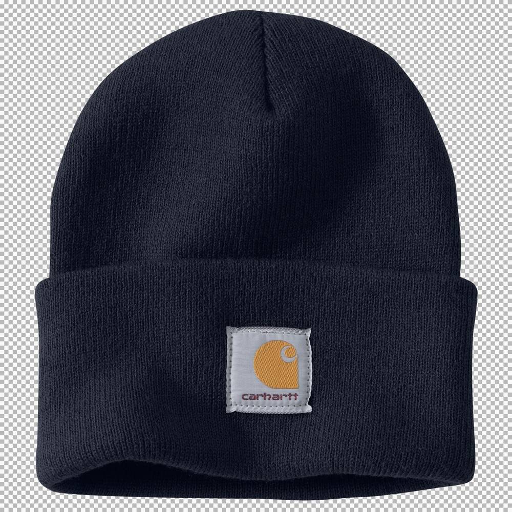 Carhartt Men's Acrylic Knit Hat, Navy Blue