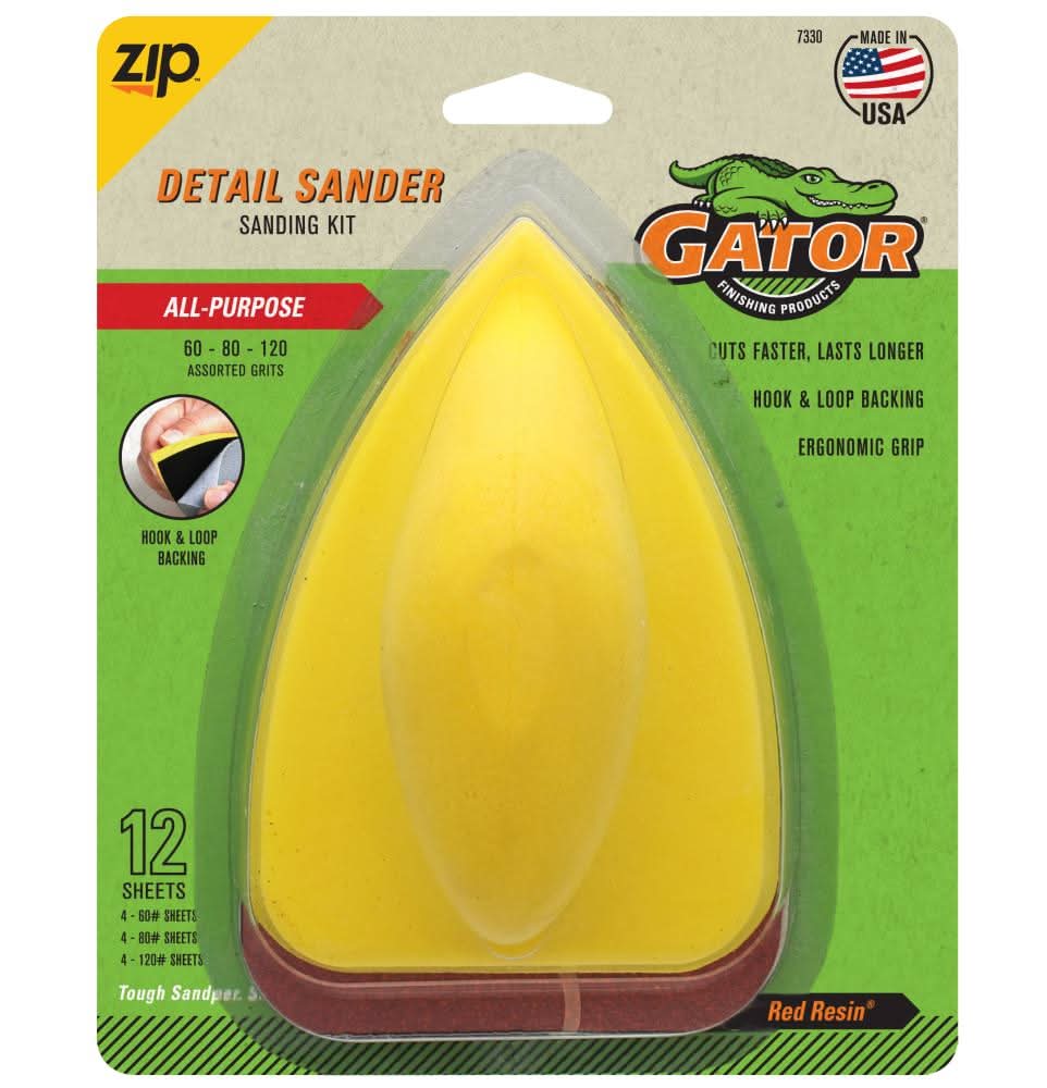 Gator Hand sander 3.75-in x 5.25-in