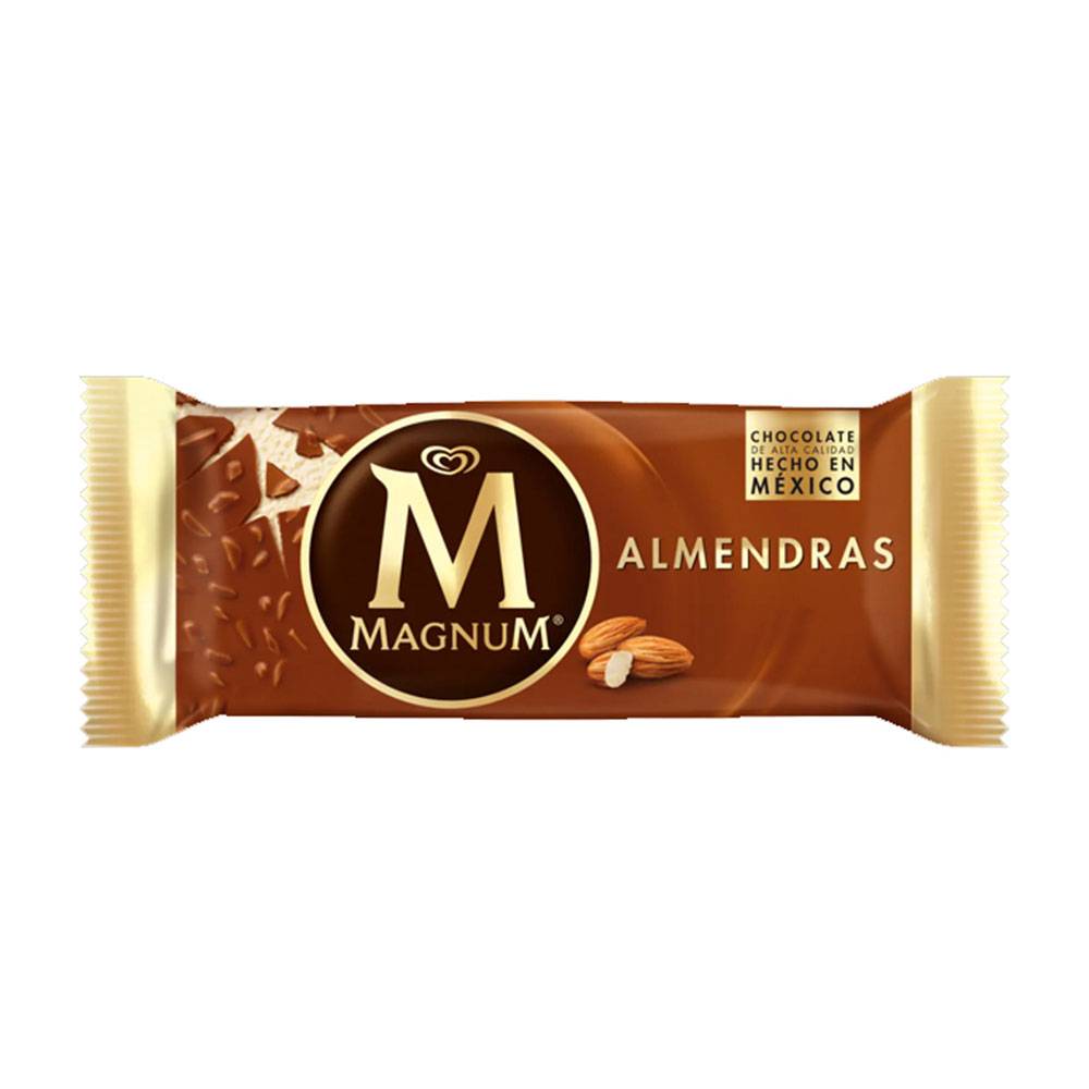 Magnum paleta helada almendras (bolsa 90 ml)