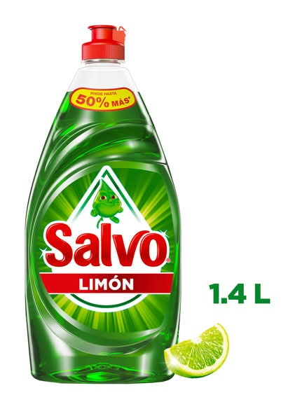 Salvo · Jabón lavatrastes líquido, limón (1,4 L)
